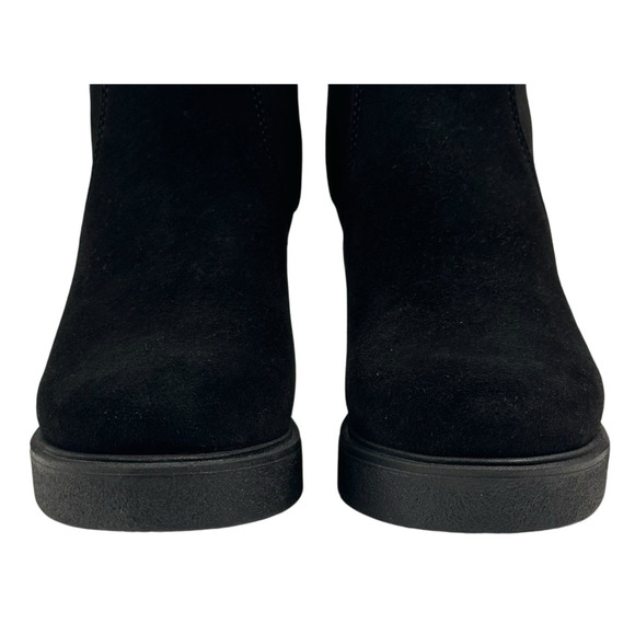 La Canadienne Zed Black Oiled Suede Boots Womens Size 6.5M Waterproof New $550 - Picture 3 of 10